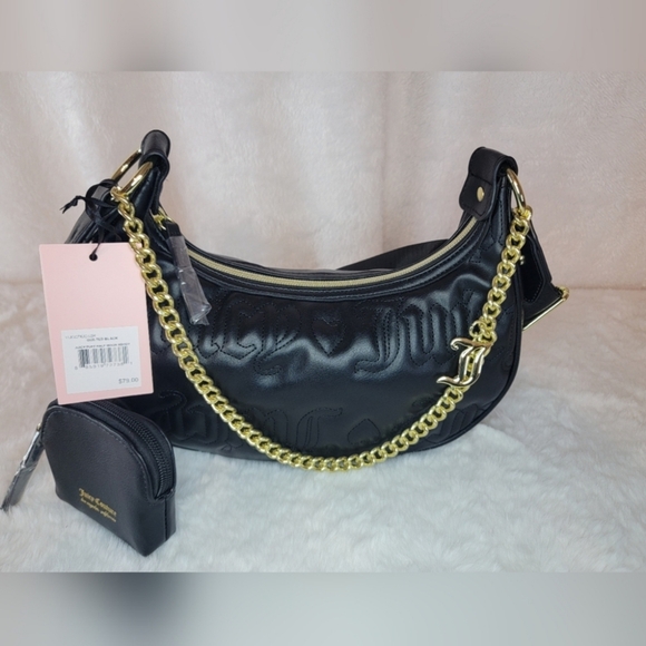 NWT Juicy Couture Black Crossbody - Picture 10 of 10